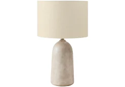 Lampe de table 27"H en céramique