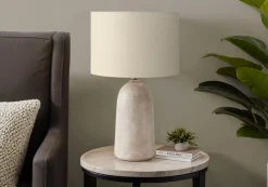 Lampe de table 27"H en céramique