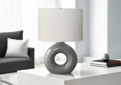 Lampe de table 24"H en céramique