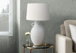 Lampe de table 30"H en céramique