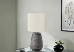 Lampe de table 19"H en céramique