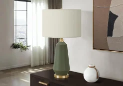 Lampe de table 26"H en céramique