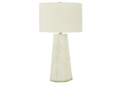 Lampe de table 29"H en céramique