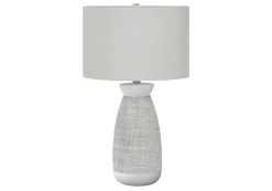 Lampe de table 27"H en céramique