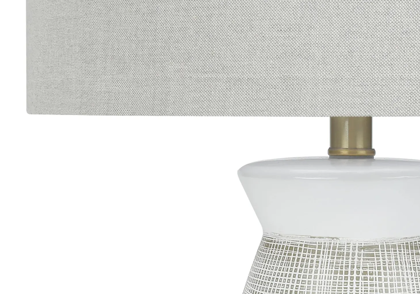 Lampe de table 27"H en céramique