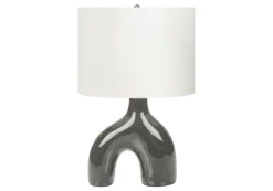 Lampe de table 25"H en céramique