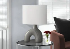 Lampe de table 25"H en céramique