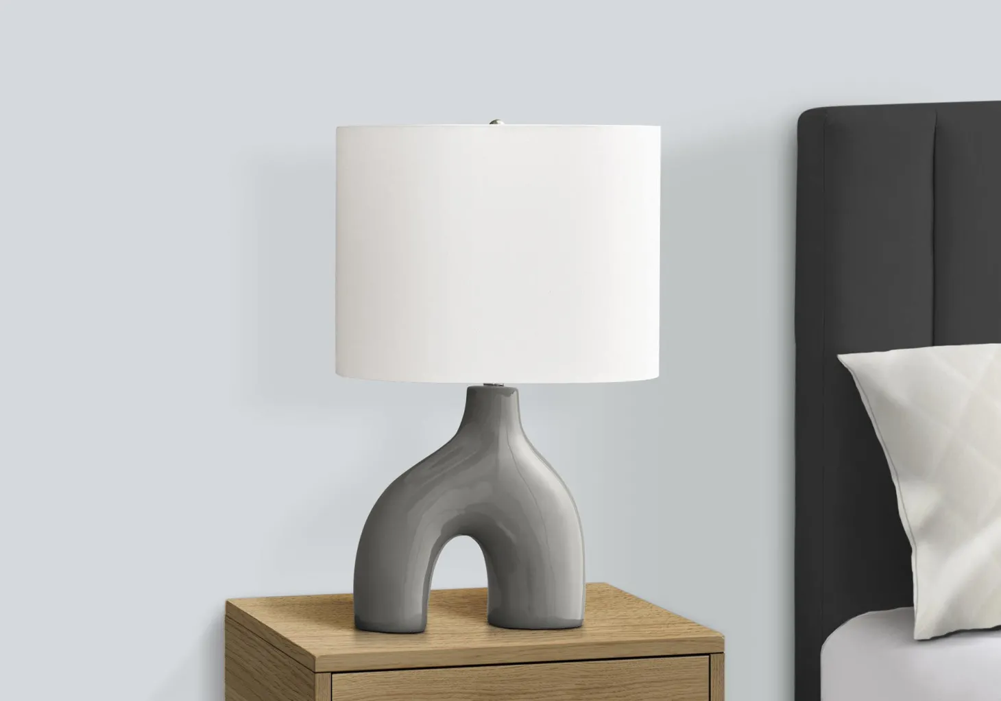 Lampe de table 25"H en céramique