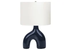 Lampe de table 25"H en céramique