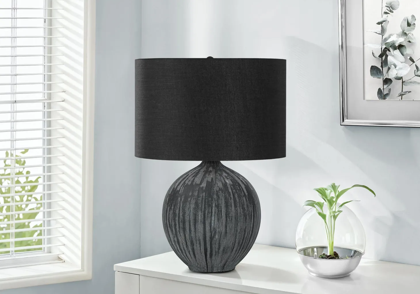 Lampe de table 23"H en céramique