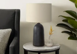 Lampe de table 27"H en céramique