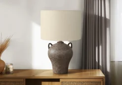 Lampe de table 22"H en céramique