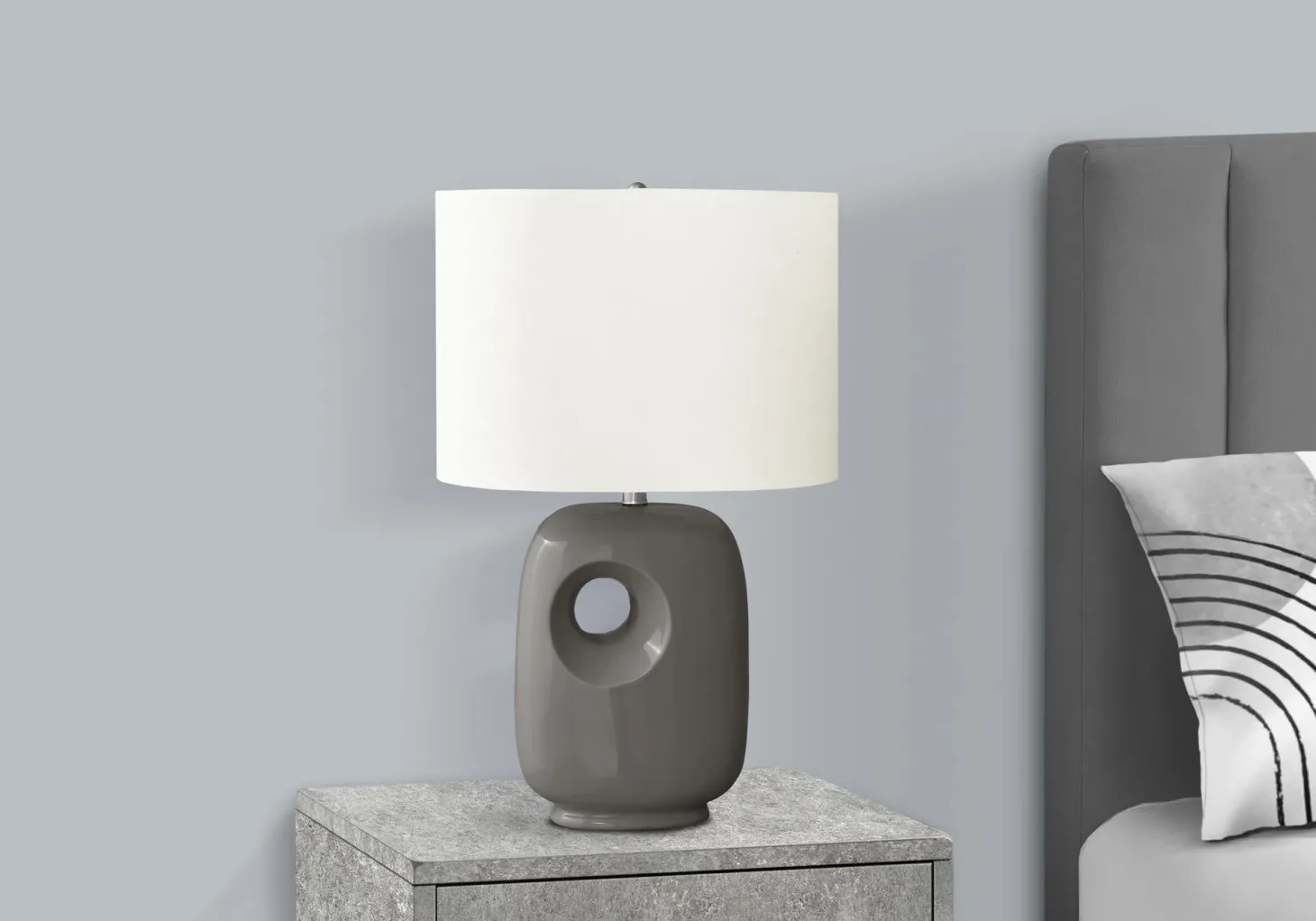 Lampe de table 26"H en céramique