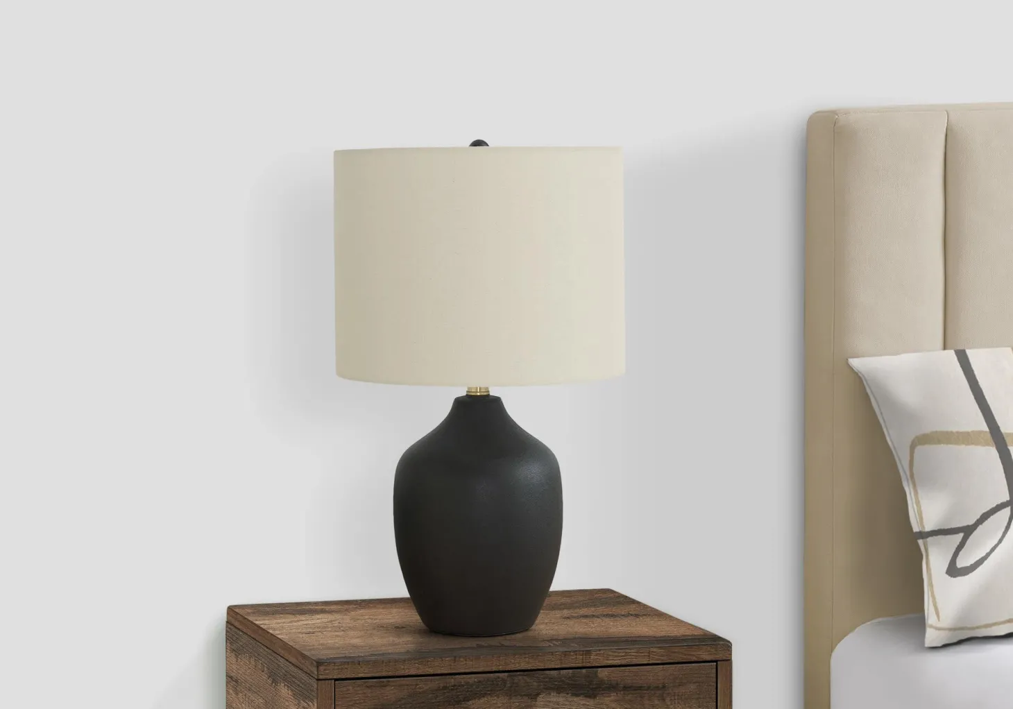 Lampe de table 22"H en céramique