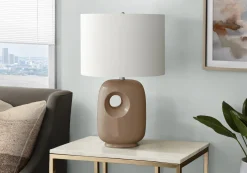 Lampe de table 26"H en céramique