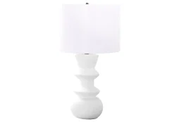 Lampe de table 26"H en céramique