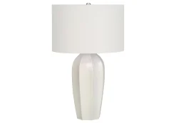 Lampe de table 27"H en céramique