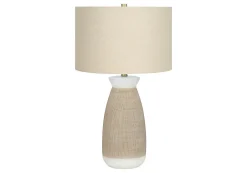 Lampe de table 27"H en céramique