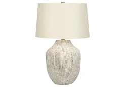 Lampe de table 26"H en céramique