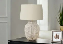 Lampe de table 26"H en céramique