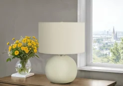 Lampe de table 18"H en céramique
