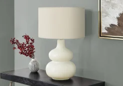 Lampe de table 25"H en céramique