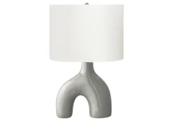 Lampe de table 25"H en céramique