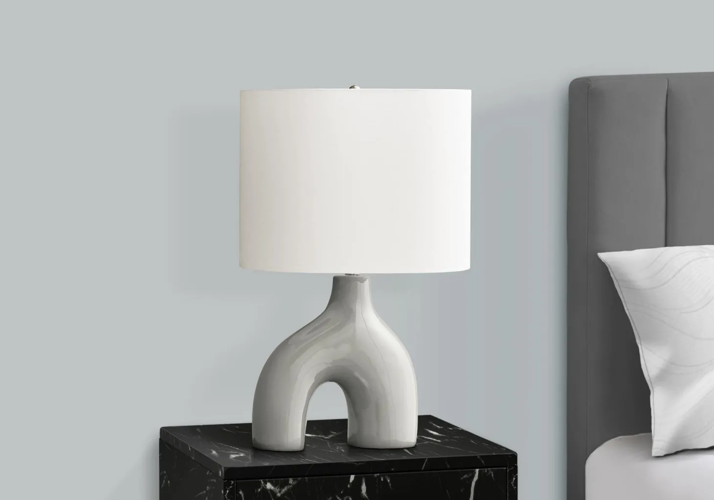 Lampe de table 25"H en céramique