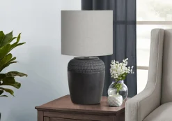 Lampe de table 17"H en céramique