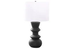 Lampe de table 26"H en céramique