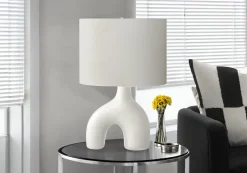 Lampe de table 25"H en céramique