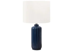 Lampe de table 23"H en céramique