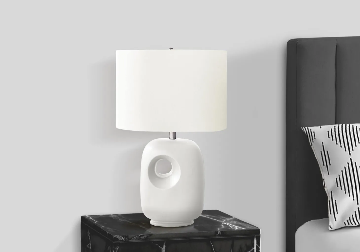 Lampe de table 26"H en céramique