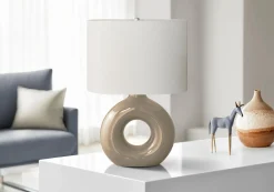Lampe de table 24"H en céramique