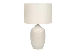 Lampe de table 25"H en céramique
