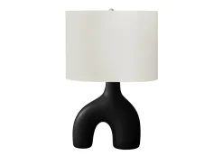 Lampe de table 25"H en céramique