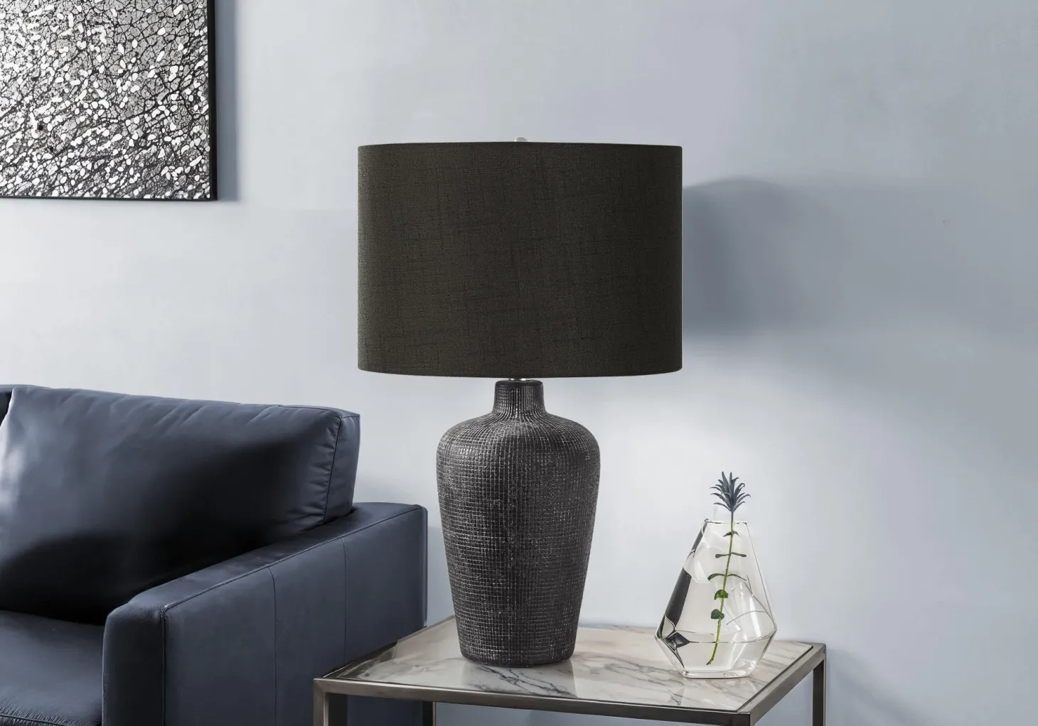 Lampe de table 24"H en céramique