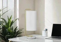 Lampe de table 20"H en faux marbre