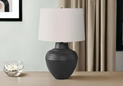 Lampe de table 26"H en métal