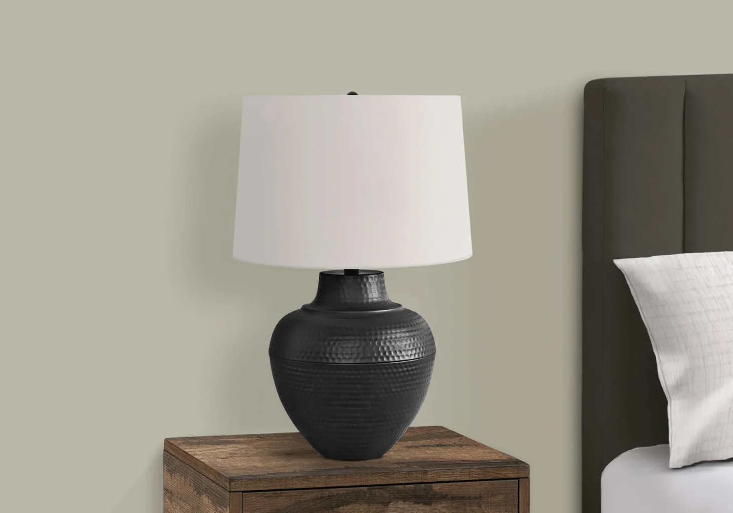 Lampe de table 26"H en métal