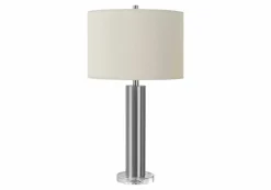 Lampe de table 28"H en métal