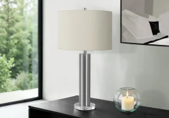 Lampe de table 28"H en métal