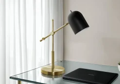 Lampe de table 18"H en métal