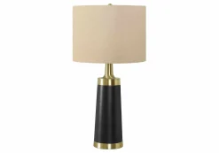 Lampe de table 28"H en métal