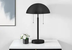 Lampe de table 20"H en métal