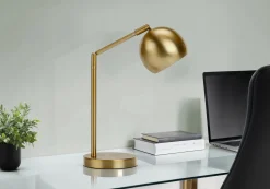 Lampe de table 19"H en métal
