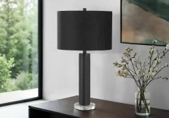Lampe de table 28"H en métal