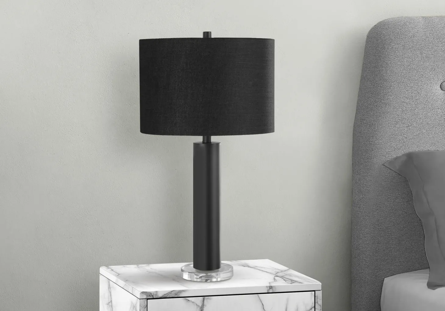 Lampe de table 28"H en métal