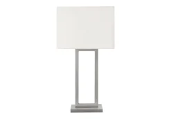 Lampe de table 28"H en métal avec port usb