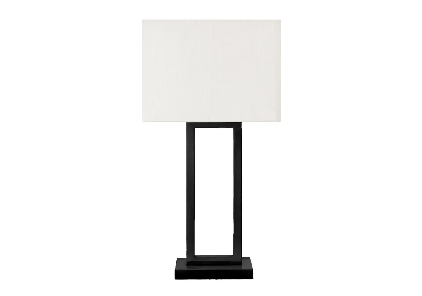 Lampe de table 28"H en métal avec port usb